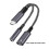 Adaptor împletit tip C2 în 1, convertor pentru căști, adaptor audio digital, potrivit 2