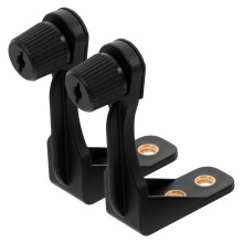 2 Pcs Telescope Mount Tripod An Fittings Monocular Adapter Bracket Alloy Abs
