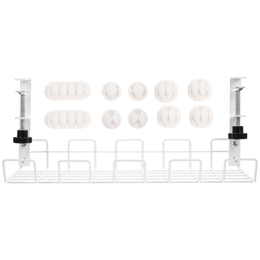 Guangmc White Wire Organizer For Office/Home Standing Desk 9004841028675