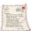 Fnyoxu Briefumschlag-Stil, Flanelldeckenbezug, Geschenk mit Botschaft 1