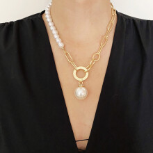 Tarmeek Damen-Modeschmuck, zweireihig, auffällige Halsketten, ideal als Geschenk zum Valentinstag oder anderen Feiertagen für Sie