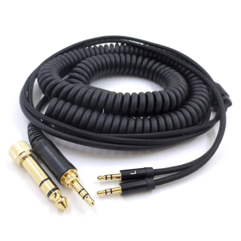 Jixopn Headphone Spring Cable For Hifiman He400s/He-400I/He560/Audioquest Nighthawk Kit 9340258944734