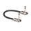 6,35 mm gitareffektpedalkabel 1/4-tommers rettvinklet jack-gitarpatchledning 15 cm 6