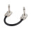 6,35 mm gitareffektpedalkabel 1/4-tommers rettvinklet jack-gitarpatchledning 15 cm 1