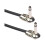 6,35 mm gitareffektpedalkabel 1/4-tommers rettvinklet jack-gitarpatchledning 15 cm 7