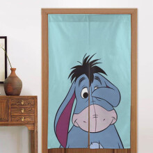 Füles ajtófüggöny ajtóhoz, mintás nyomtatású sötétítő függöny, szobaelválasztó függöny, gobelin lakberendezés, 34" széles x 56"