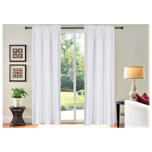Persian collection matte not shiny 2 panels brown solid blackout thermal rod pocket foam lined window curtain drape R64 84 length