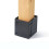 Column Protector Post Bracket Railing Cover Mailbox Square Adjustable Self-assembled Base Fence 3