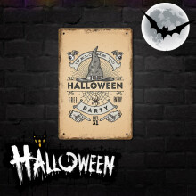 YiFudd12x8 tuuman Halloween-metallikylttikoristemaalaus voi koristaa sisäseiniä ja -ovia