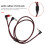 Cabo Y de 3,5 mm macho para 2 RCA com conector AUX para microfone, para laptop, 1 m (90 graus) 4