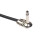 6,35 mm gitareffektpedalkabel 1/4-tommers rettvinklet jack-gitarpatchledning 15 cm 5