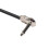 6,35 mm gitareffektpedalkabel 1/4-tommers rettvinklet jack-gitarpatchledning 15 cm 4