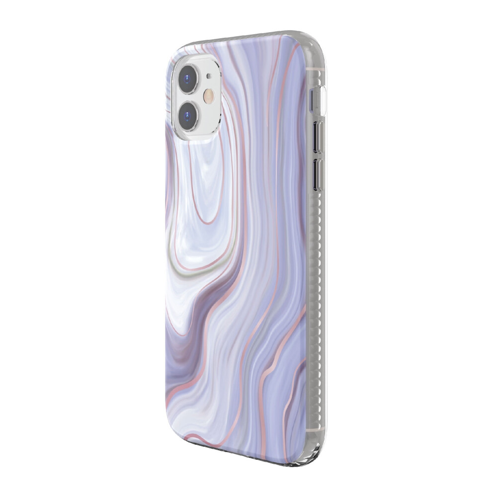 Marble Phone Case For Compatible With Iphone 11 / Compatible With Iphone Xr Purple 9423501392985