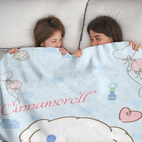 Χαριτωμένη κουβέρτα Cinnamoroll, εξαιρετικά μαλακή, άνετη φλις κουβέρτα - Ελαφρύ 1