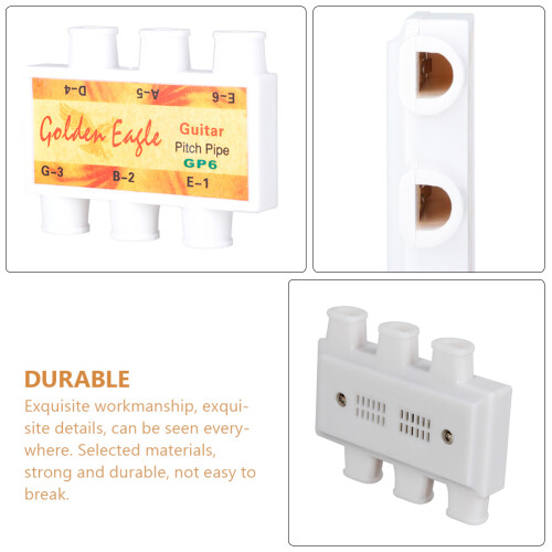 Guitar Tuning Flute Tuner 6-hole Convenient Plastic 2