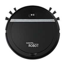 Bocqde Robotstofzuiger & Dweil, Multifunctionele Huishoudelijke Schoonmaakmachine met Krachtige Zuigkracht voor Stofzuigen en Dweilen, Compact Ontwerp