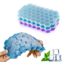 Nádoby na ľad VOSS Shape, 2 ks, úložný priestor na kocky ľadu, tácka na ľad, obľúbená kuchyňa, jedáleň a bar