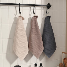 Torchons de cuisine SUSUchens, double face en éponge alvéolée, indéformables, doux et résistants, gris.