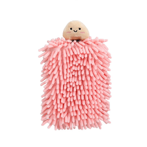 Toalha de banho de chenille para as mãos, absorvente e de secagem rápida.