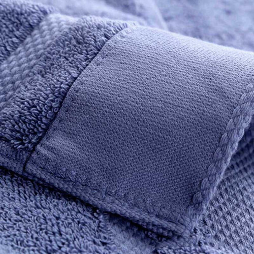 Toalha de algodão 100% de cor sólida, mais grossa, resistente e absorvente, ideal para banheiro e cozinha. 2