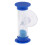 Timer per doccia per bambini con spazzolina rotante da 2/3 minuti - Blu - Timer blu da 3 minuti 1