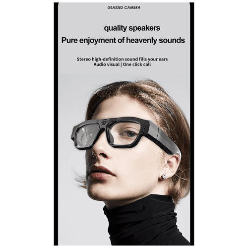 Έξυπνα γυαλιά Bluetooth 4K με ενσωματωμένη λήψη φωτογραφιών και εγγραφή βίντεο με WiFi 1