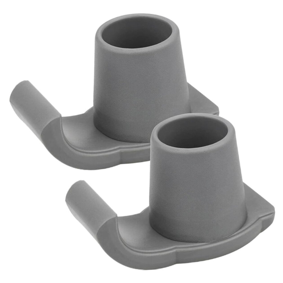 2Pcs Heavy Duty Walker Ski Glides with Shock Absorbing Cushion for Standard Mobility Frames