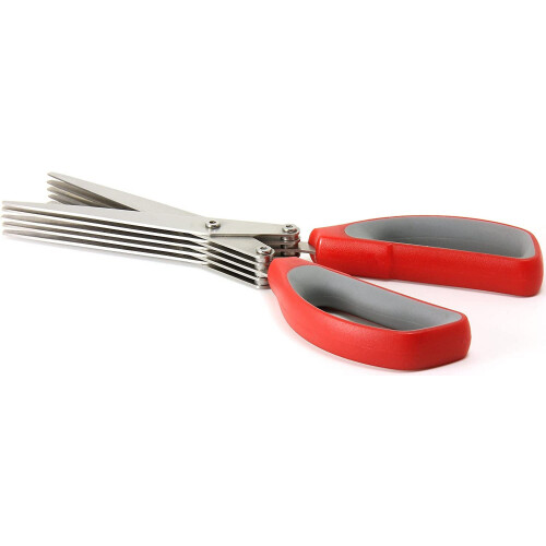 8" universalsaks til makulator, rød