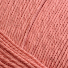 Merc. 12/3 Crochet yarn 200 gr. on skein Old pink Old pink one size