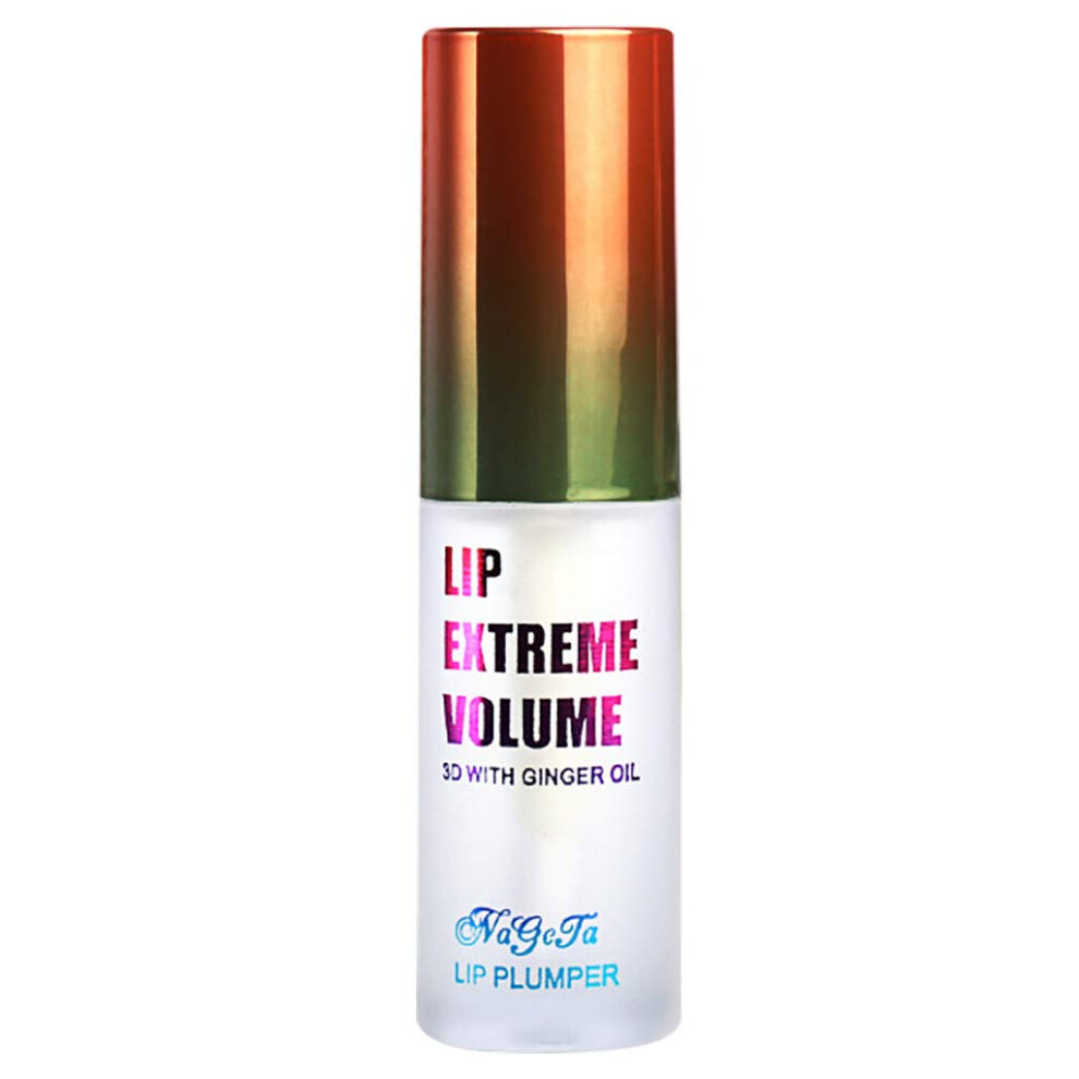 White Hydrating Lip Plumper Gloss With Ginger Essence, Instant Plumping And Deep Hydration, 4.5G
