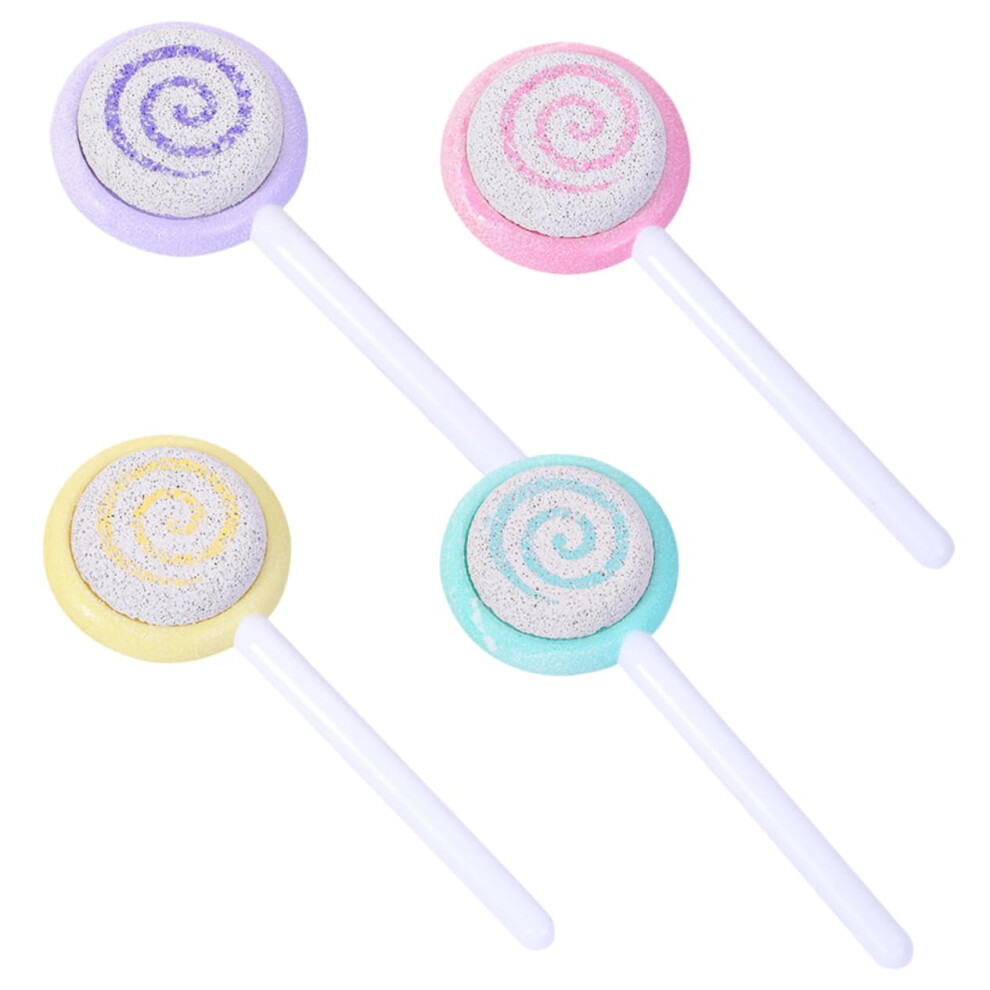 4pcs Double Sided Foot File Callus Remover for Pedicure and Dead Skin Exfoliation