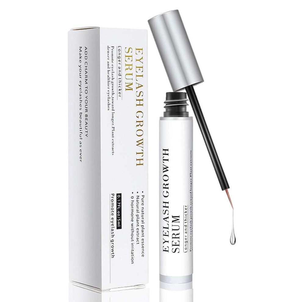 Eyelash Growth Serum and Eyebrow Enhancer for Longer Thicker Lashes and Fuller Natural Brows