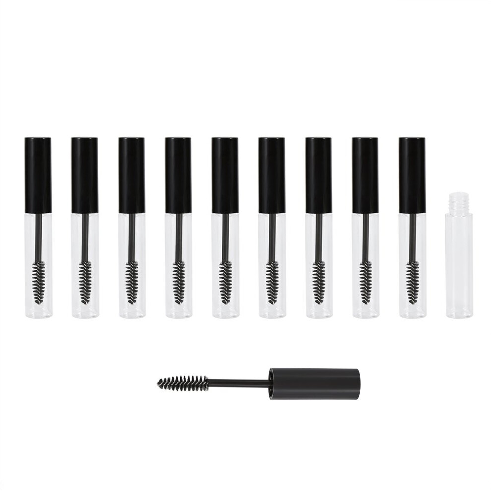 10pcs 10ml Empty Mascara Tubes with Wand, LeakResistant Refillable Bottles for Travel and DIY