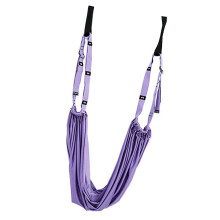 Écarteur de jambe pour porte avec boucles et sangle élastique violette