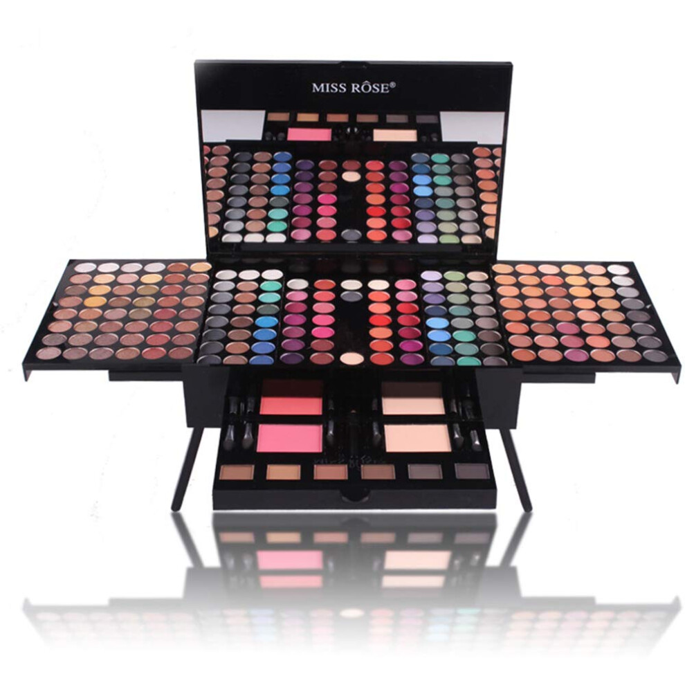 180 Color Warm Tone Eyeshadow Palette with Matte and Shimmer Shades for Professional Makeup