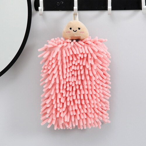 Toalha de banho de chenille para as mãos, absorvente e de secagem rápida. 1