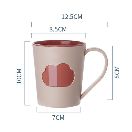 Zahnbürstenbecher 301-400ml hellrosa wiederverwendbar PP 1