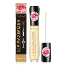 Lip Plumper Gloss with Deep Hydration, Instant Volume and Precision Brush – Yellow