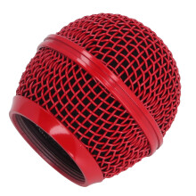 Mikrofon-Mesh-Gitter Ersatz für SM58S SM58LC BETA58 BETA58A 30mm Rot