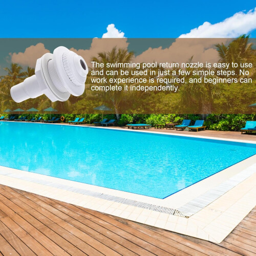Pool  Jet Fitting with Eyeball Nozzle, Standard Thread Inlet for Swimming Pools 1