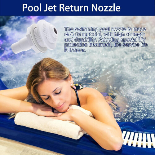 Pool  Jet Fitting with Eyeball Nozzle, Standard Thread Inlet for Swimming Pools 2