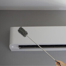 Spolverino in microfibra estensibile Wekvgz da 11 a 30 pollici con 16 testine sostituibili, lavabile e riutilizzabile per ventilatori a soffitto,
