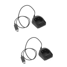 2 kpl:n setti Latausasema Radiopuhelimet Latausalusta Radio Laturi USB Abs