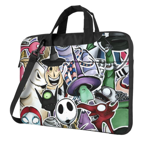Τσάντα Laptop Nightmare Before Christmas, τσάντα ώμου Messenger για φορητό υπολογιστή ή tablet, κομψό,