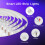 Λωρίδες LED DAYBETTER WiFi, εφαρμογή Tuya και φωνητικός έλεγχος, συμβατότητα με Alexa/Google 7