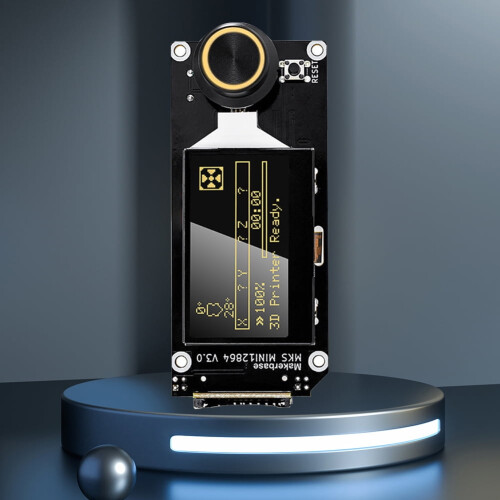 jixopn Smart LCD-skærm ST7567LCD-panel til Makerbase MKS MINI12864V3 (front) 2