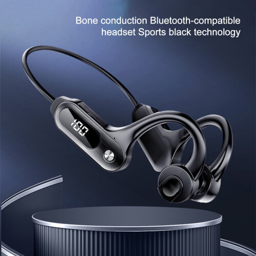 Ασύρματα ακουστικά με οθόνη LED, IPX5 αδιάβροχα, Bluetooth5.3, συμβατά με iOS/Android, μείωση 2