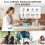 Ασύρματα ακουστικά Bluetooth, ακουστικά 2 σε 1 Bluetooth5.1TWS με θήκη φόρτισης και ηχείο για 3