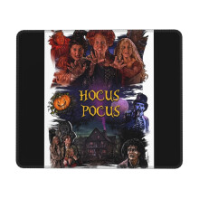 Hocus Pocus gummimusemåtte med låsekant, skrivebordsmåtte, skrivemåtte, multikode-spilmåtte, musemåtter til computere, bærbar computer,
