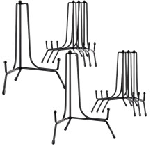 Geschirrtrockner, 4er-Pack, rutschfester Tellerständer (20 cm), Halter für Präsentation, Bilderrahmen, Staffelei, Foto- und Tablet-Dekoration,
